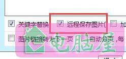 帝国cms后台编辑器远程保存图片默认为选择的方法