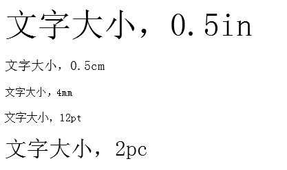 CSS文字教程